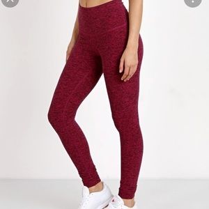 Beyond Yoga Spacedye Take Me Higher Long Legging Garnet Red Heather / M